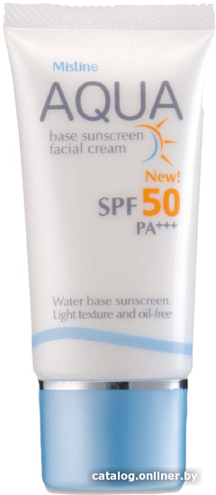 

Крем солнцезащитный Mistine Aqua Base Sunscreen Facial Cream SPF 50 PA+++ (20 г)