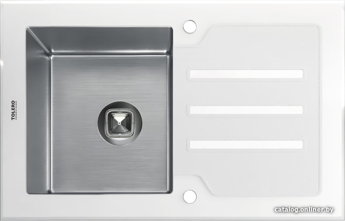 

Кухонная мойка Tolero Ceramic glass TG-780 (белый)