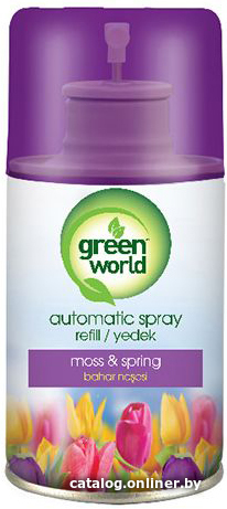 

Сменный блок для освежителя воздуха Green World Весенний мох (250 мл)