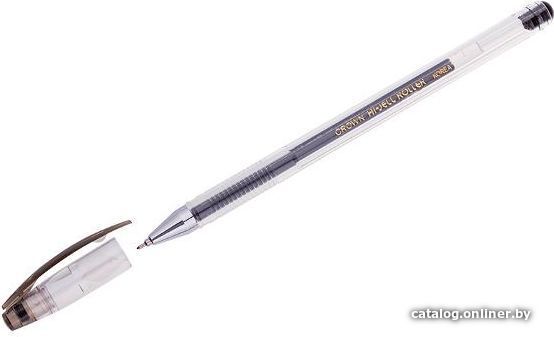 

Ручка гелевая Crown Hi-Jell Needle HJR-500NB (черный)
