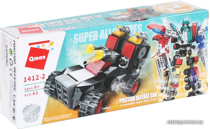 

Конструктор Qman Creative Master Super Alloy Ares 1412-2 Position Defense Car