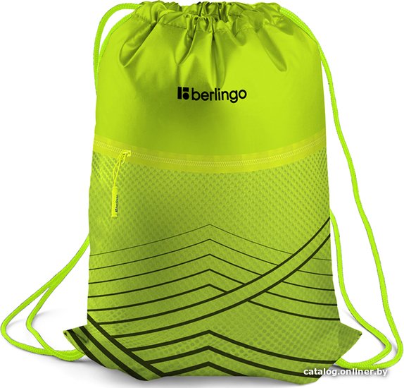 

Мешок для обуви Berlingo Green geometry MS230204