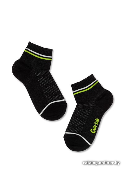 

Носки Conte-kids Active Lycra 13С-34СП (р. 18, черный-салатовый 508)