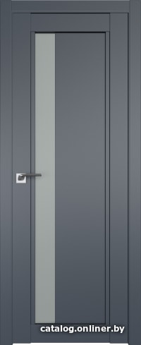 

Межкомнатная дверь ProfilDoors 2.71U 60x200 (антрацит/стекло матовое)