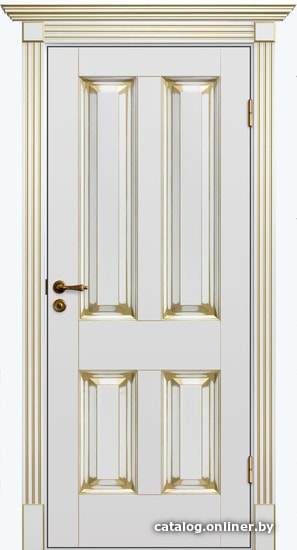 

Межкомнатная дверь Динмар Авалон Патина 17 90x200 (белый)