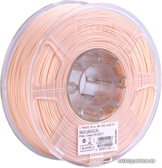 

Пластик eSUN PLA 1.75 мм 1000 г (телесный)