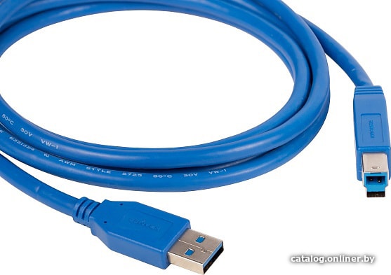 

Кабель Kramer Electronics USB-A - USB-B C-USB3/AB-6 (1.8 м, синий)