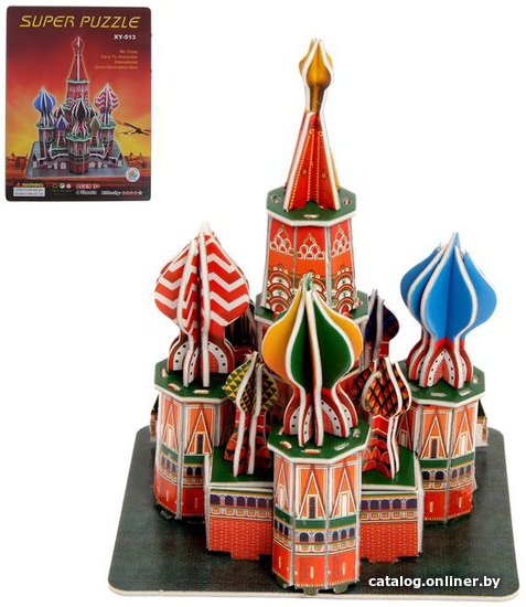 

3Д-пазл Sima-Land Храм Василия Блаженного 124375 XY-513
