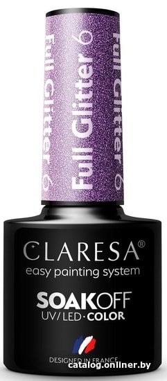 

Гель-лак Claresa Hybrid Full Glitter 6 5 мл
