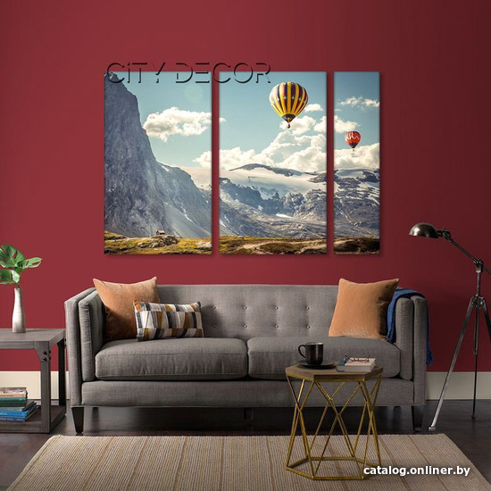 

Модульная картина Citydecor Цветы/Растения 1.114 60x90 см