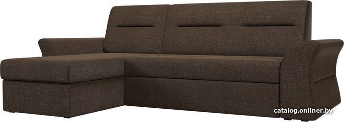 

Угловой диван Mebelico Клайд 109287 (левый, рогожка, коричневый)