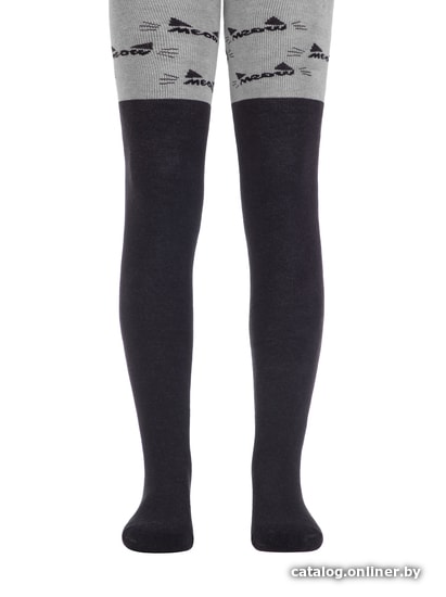 

Колготки Conte-kids Sof-Tiki с рисунками 7С-38СП (р. 140-146, серый-черный 532)