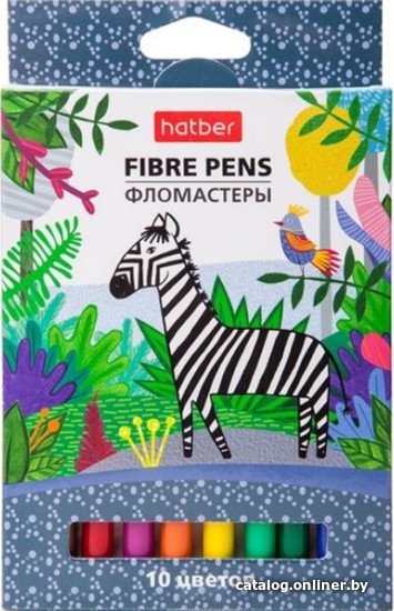 

Фломастеры Hatber FP-064227 (10 цв)