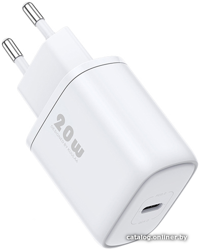 

Сетевое зарядное Kuulaa USB Type C Charger 20W (белый)