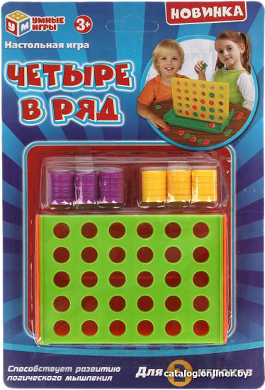 

Настольная игра Умные игры Четыре в ряд 1506K413-R