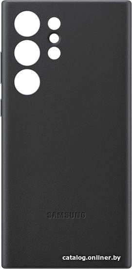 

Чехол для телефона Samsung Leather Case S23 Ultra (черный)