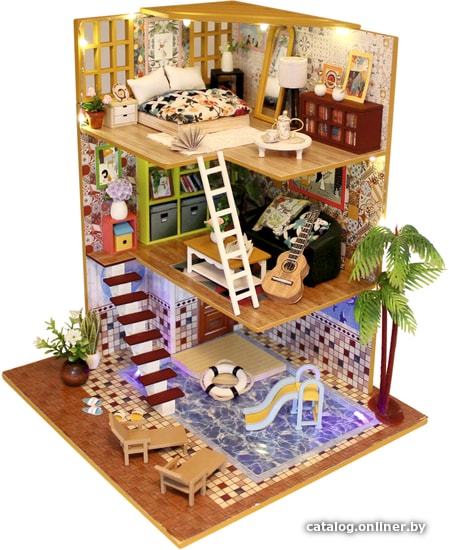 

Румбокс Hobby Day DIY Mini House Таунхаус (M029)