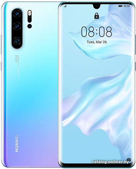 

Смартфон Huawei P30 Pro VOG-L29 Dual SIM 6GB/128GB (светло-голубой)