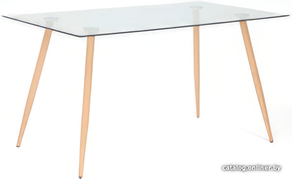 

Кухонный стол TetChair Sophia 140x80x75 (металл/стекло/бук прозрачный)