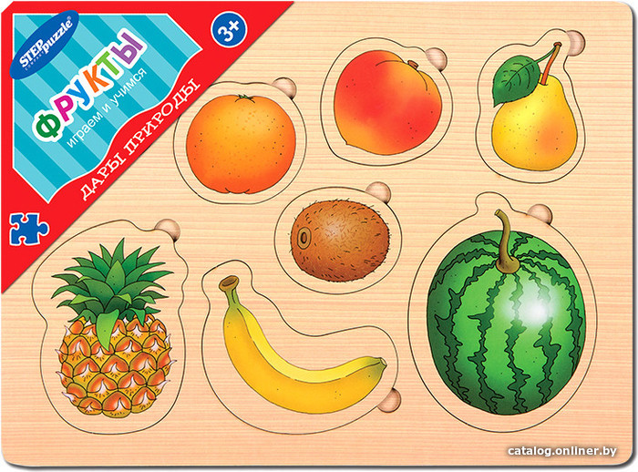 

Мозаика/пазл Step Puzzle Дары природы. Фрукты 89005
