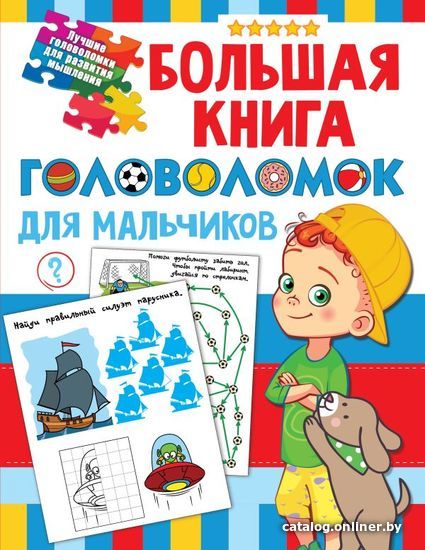 

АСТ. Большая книга головоломок для мальчиков (Дмитриева Валентина Геннадьевна)