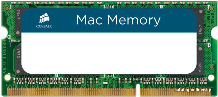 

Оперативная память Corsair Mac Memory 8GB DDR3 SO-DIMM PC3-12800 (CMSA8GX3M1A1600C11)