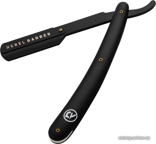 

Опасная бритва Rebel Barber Professional Black со сменным лезвием