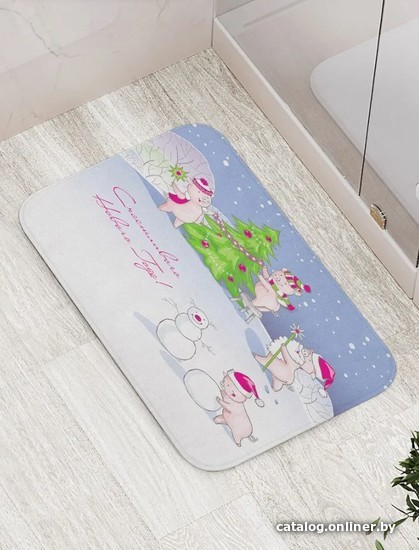 

Коврик для ванной JoyArty Радостные свинки bath_78651