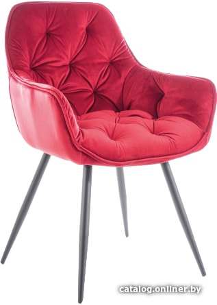 

Стул Signal Cherry Velvet (bluvel 59 бордовый)