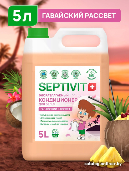 

Кондиционер для белья Septivit Гавайский рассвет (5 л)