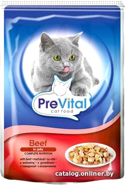 

Пресервы PreVital Beef in jelly 100 г