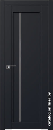 

Межкомнатная дверь ProfilDoors 2.70U 80x200 (черный матовый/стекло графит)