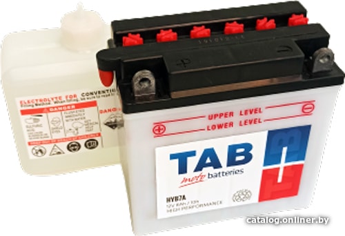 

Мотоциклетный аккумулятор TAB YB7A (8 А·ч)