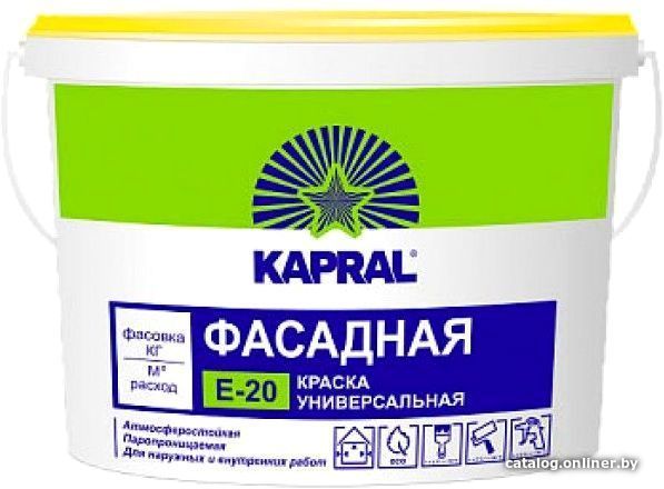 

Краска Kapral Kapral E-20 3.75кг (белый)