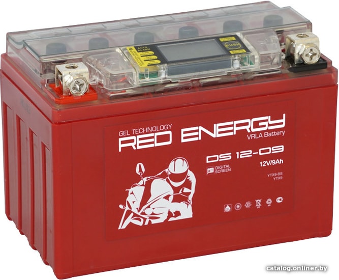 

Мотоциклетный аккумулятор Red Energy DS 12-09 (YTX9-BS, YTX9) (9 А·ч)