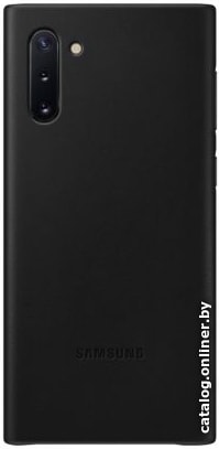 

Чехол для телефона Samsung Leather Cover для Samsung Note10 (черный)