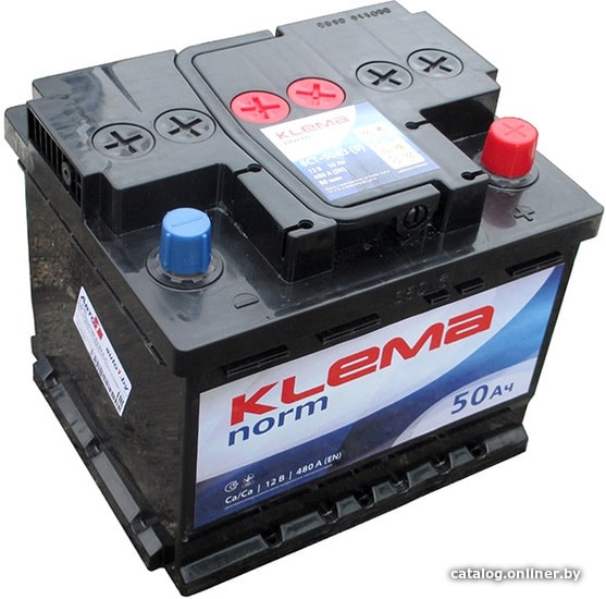 

Автомобильный аккумулятор Klema Norm 6СТ-50А3(0) (50 А·ч)