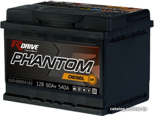 

Автомобильный аккумулятор RDrive Phantom Diesel MF EUD-060054LB2 (60 А·ч)