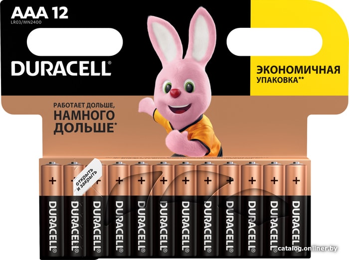 

Батарейка DURACELL AAA 12 шт.