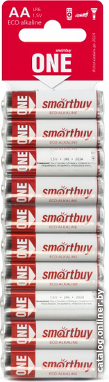 

Батарейка SmartBuy LR6/10B SOBA-2A10B-Eco 10 шт