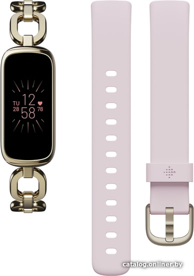 

Фитнес-браслет Fitbit Luxe (золотой/розовый)