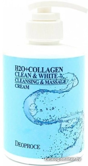 

Deoproce Крем для лица Clean&white Cleansing Massage H2 O Collagen 430 мл
