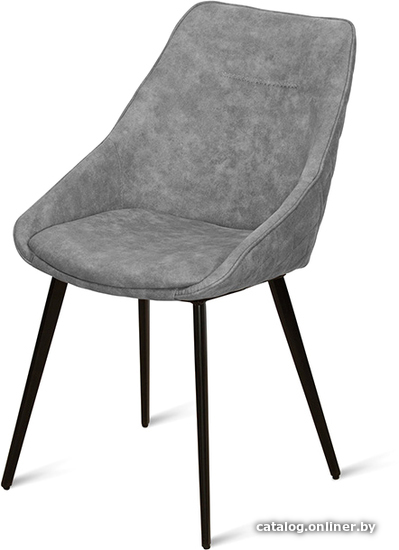

Стул Aero B809 Cow Smoke BK (экокожа, серый)