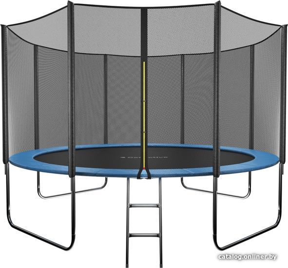 

Батут GetActive Jump 12ft - 374 см с лестницей, внешней сеткой (синий)