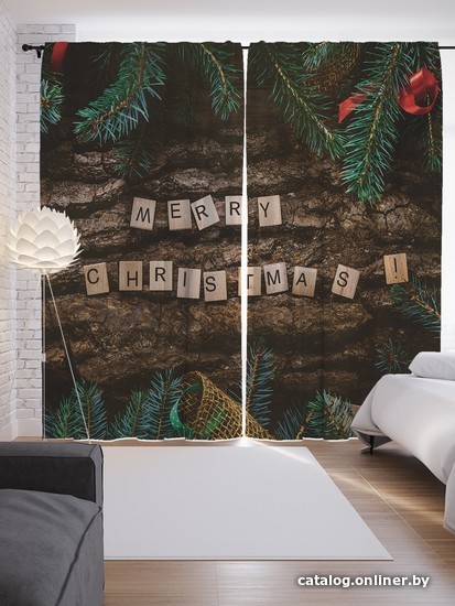 

Комплект штор JoyArty Рождественские кубики 1.45x2.65 м p_380828_145x265 (2 шт)