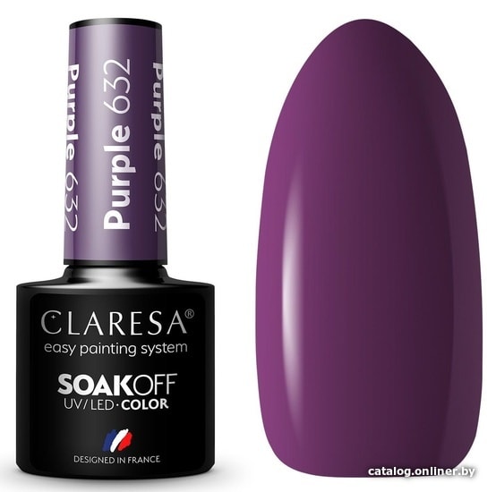 

Гель-лак Claresa Hybrid Purple 632 5 мл