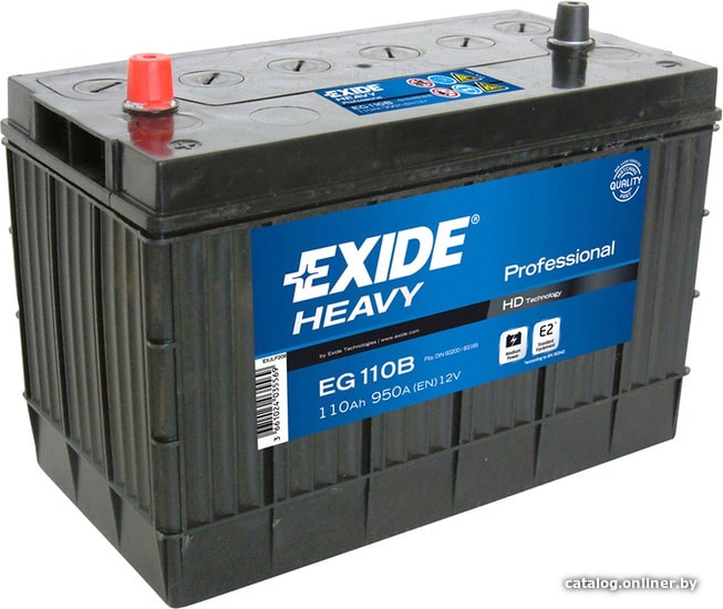 

Автомобильный аккумулятор Exide Start PRO EG110B (110 А·ч)