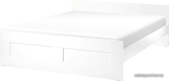 

Кровать Ikea Бримнэс 200x160 (белый) 493.909.84
