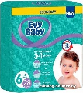 

Подгузники Evy Baby XL (28 шт)