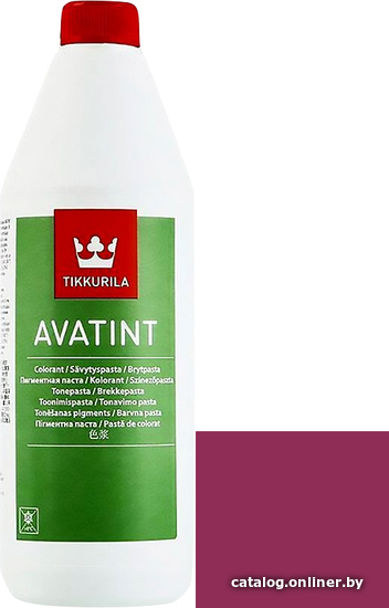 

Колеровочная краска Tikkurila Avatint 1 л (MG, magenta)